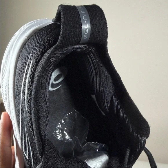 Asics Black and White Running Sneakers - Picture 6 of 8